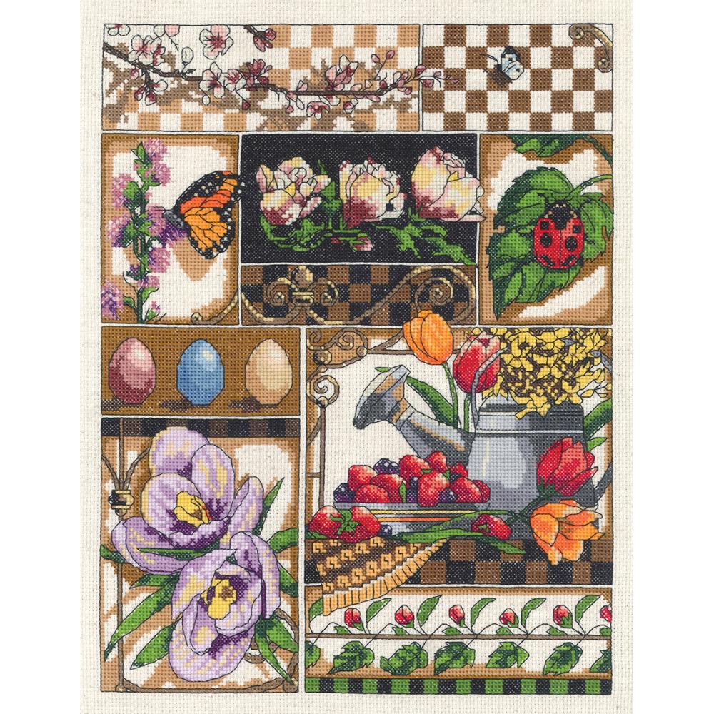 Spring Montage Counted Cross Stitch Kit